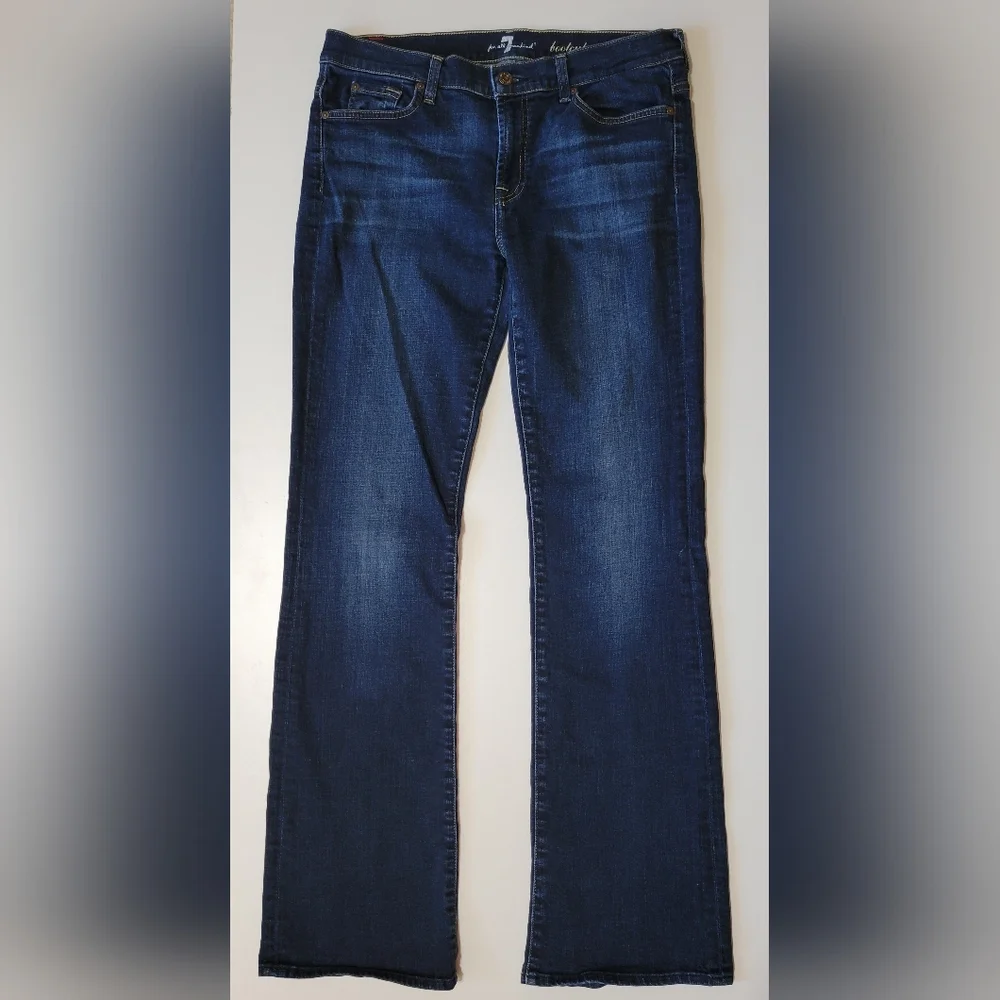 7 For All Mankind Bootcut Jeans - Picture 1 of 7